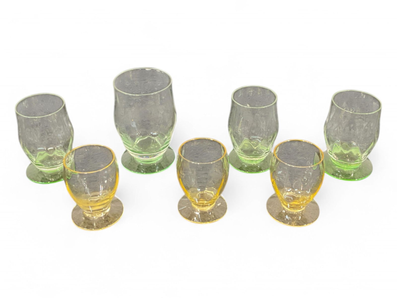 Heisey Grouping of Seven Various Barware, see description (1 of 4)