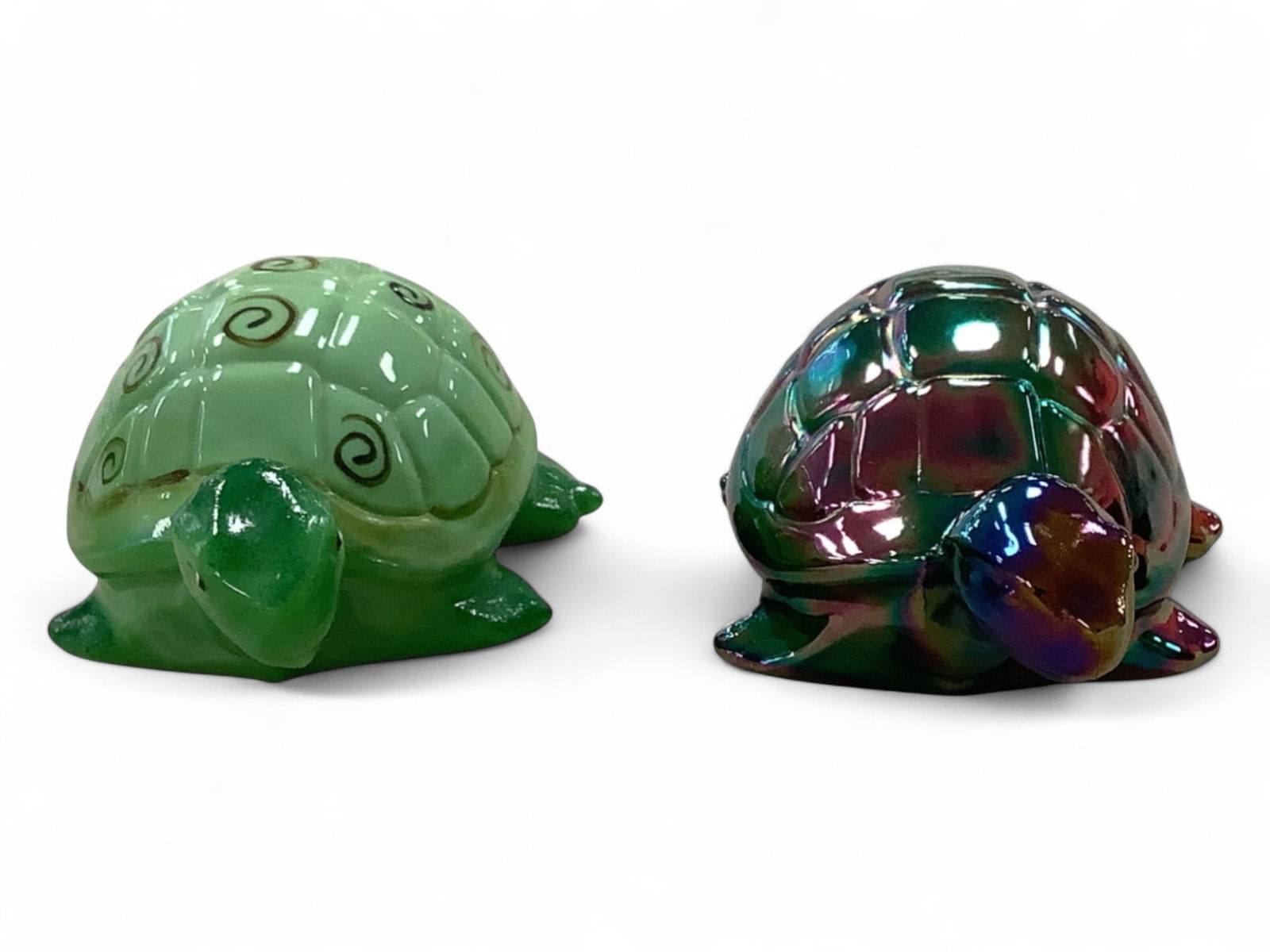 Two Fenton Glass Turtles (1 of 3)