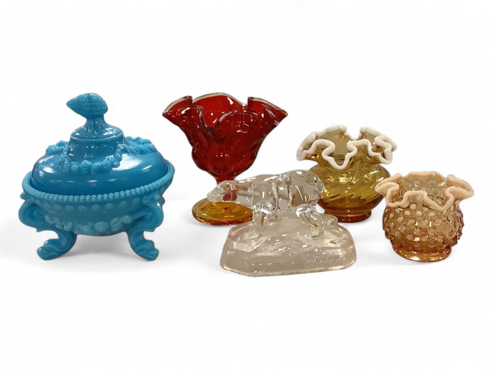 Assorted Glassware Height range is 3" - 6.5". (1 of 6)