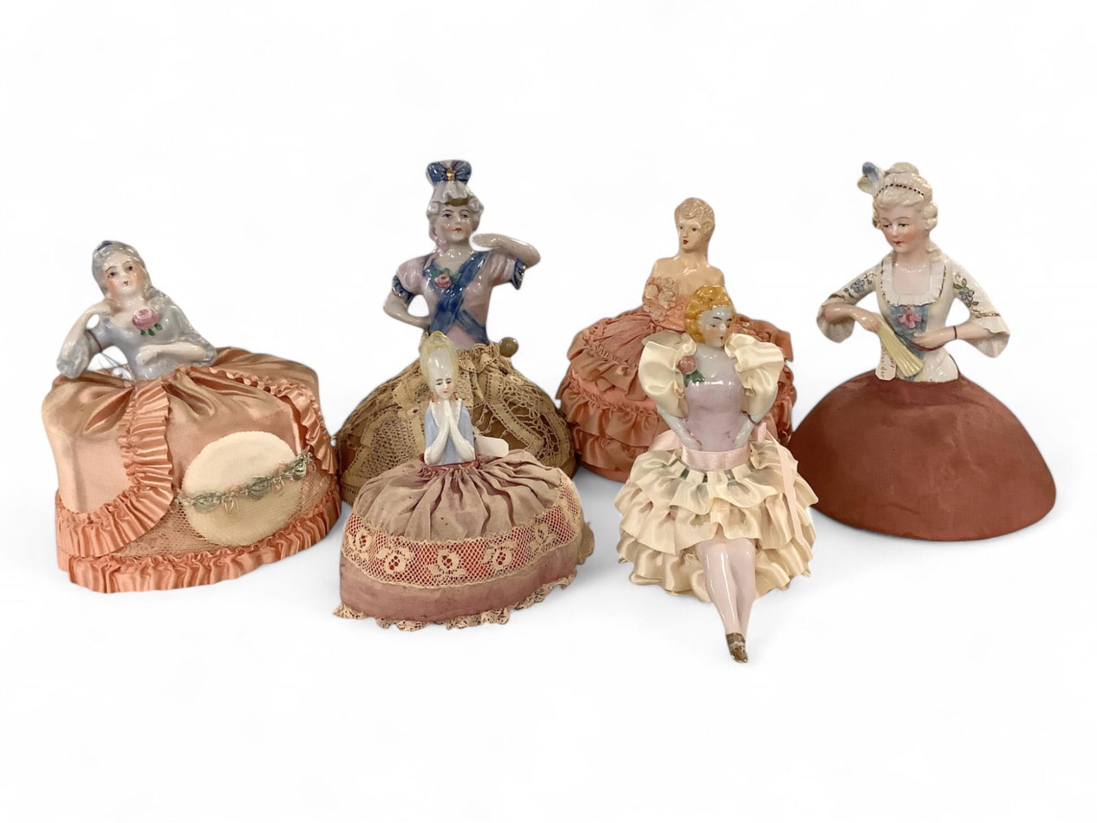 6 Half Dolls with Various Bases (1 of 14)