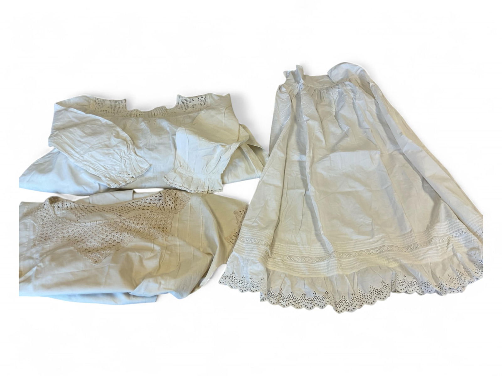 Vintage Crocheted Night Gowns and Half Slip (1 of 5)