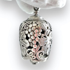 Gordon R Barnett GRB Sterling Silver Bell Pendant