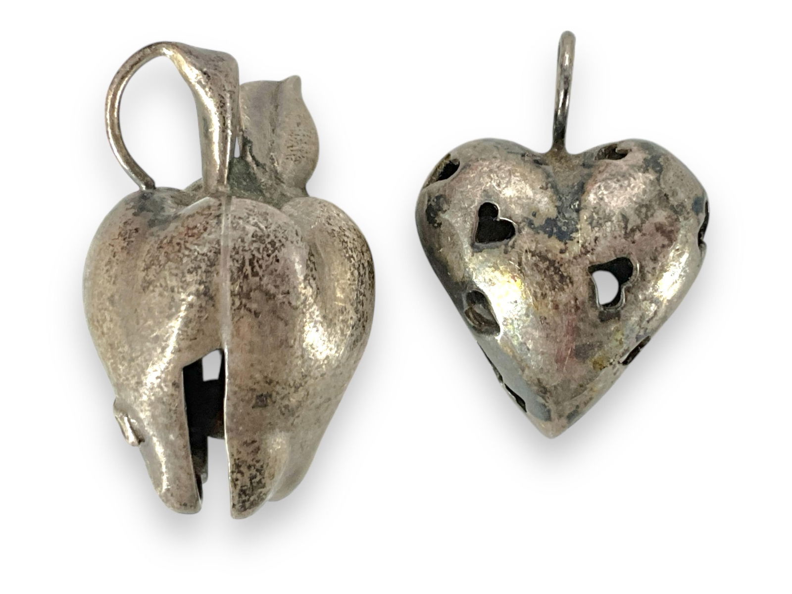 Two Sterling Silver Bell Pendants (1 of 6)