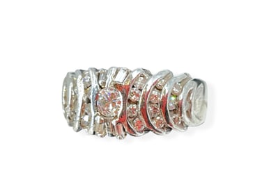 14kt White Gold Diamond Ring