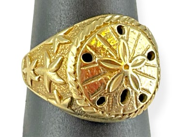 Darling 14kt Yellow Gold Beach Ring