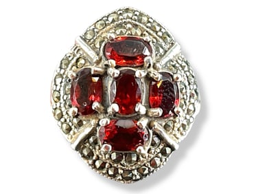 Sterling Silver and Semi-Precious Stones Ring