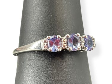 Sterling Silver and Semi-Precious Stones Ring