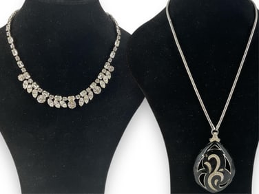 Two Vintage "Eisenberg" Fashion Necklaces