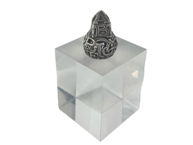 Gordon R Barnett GRB Sterling Silver Bell Pendant