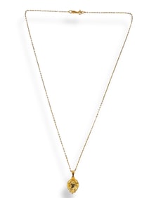 14k "F" Monogram Necklace