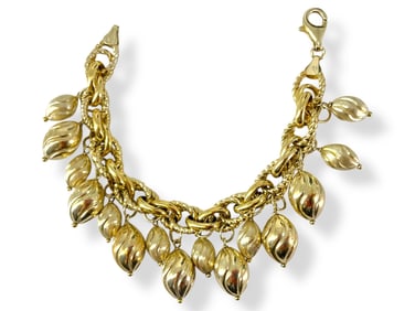 Gold over Sterling Silver Bracelet