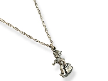 Sterling Silver Necklace and Pendant - M.I. Hummel Club