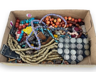 Box Lot of Bead Necklaces