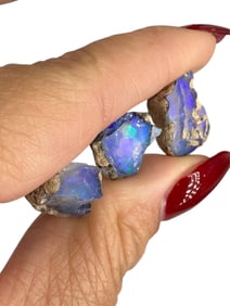 (3) Loose Raw Uncut Opals