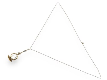 American Waltham Pocket Watch with Gold-Filled Chain
