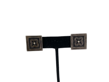 Pair of Sterling Silver Earrings