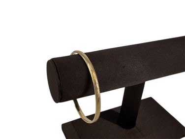 Etched 14k Bangle Bracelet