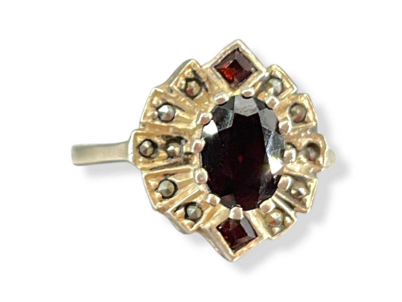 Sterling Silver and Semi-Precious Stones Ring (1 of 5)