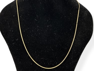 14kt Yellow Gold Foxtail Chain
