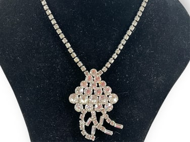 Rhinestone Necklace By Garne Jewelry