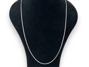 14kt White Gold Chain Necklace