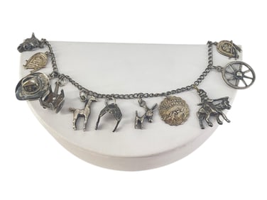 Sweet Charm Bracelet in Silver