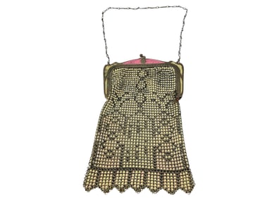 Vintage Mesh Metal Coin Purse