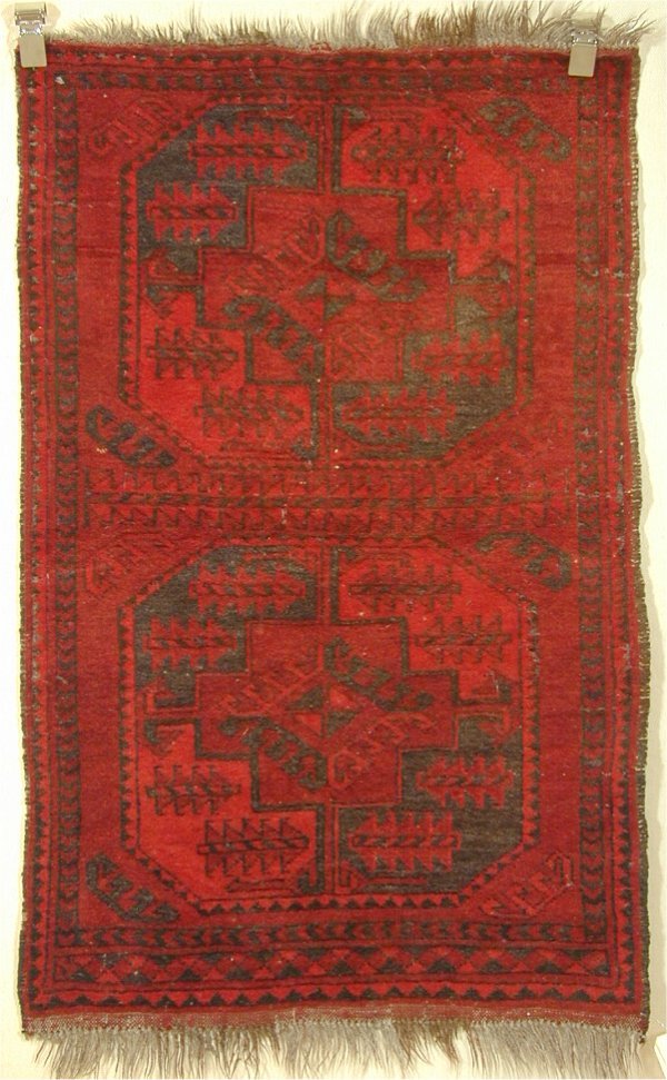 ORIENTAL RUG SEMI ANTIQUE AFGANI TORKOM (1 of 1)