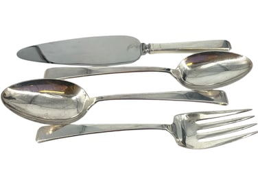 Four Sterling Silver Serving Pieces