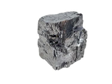 Small Cube-Shaped Piece of Galena Rock