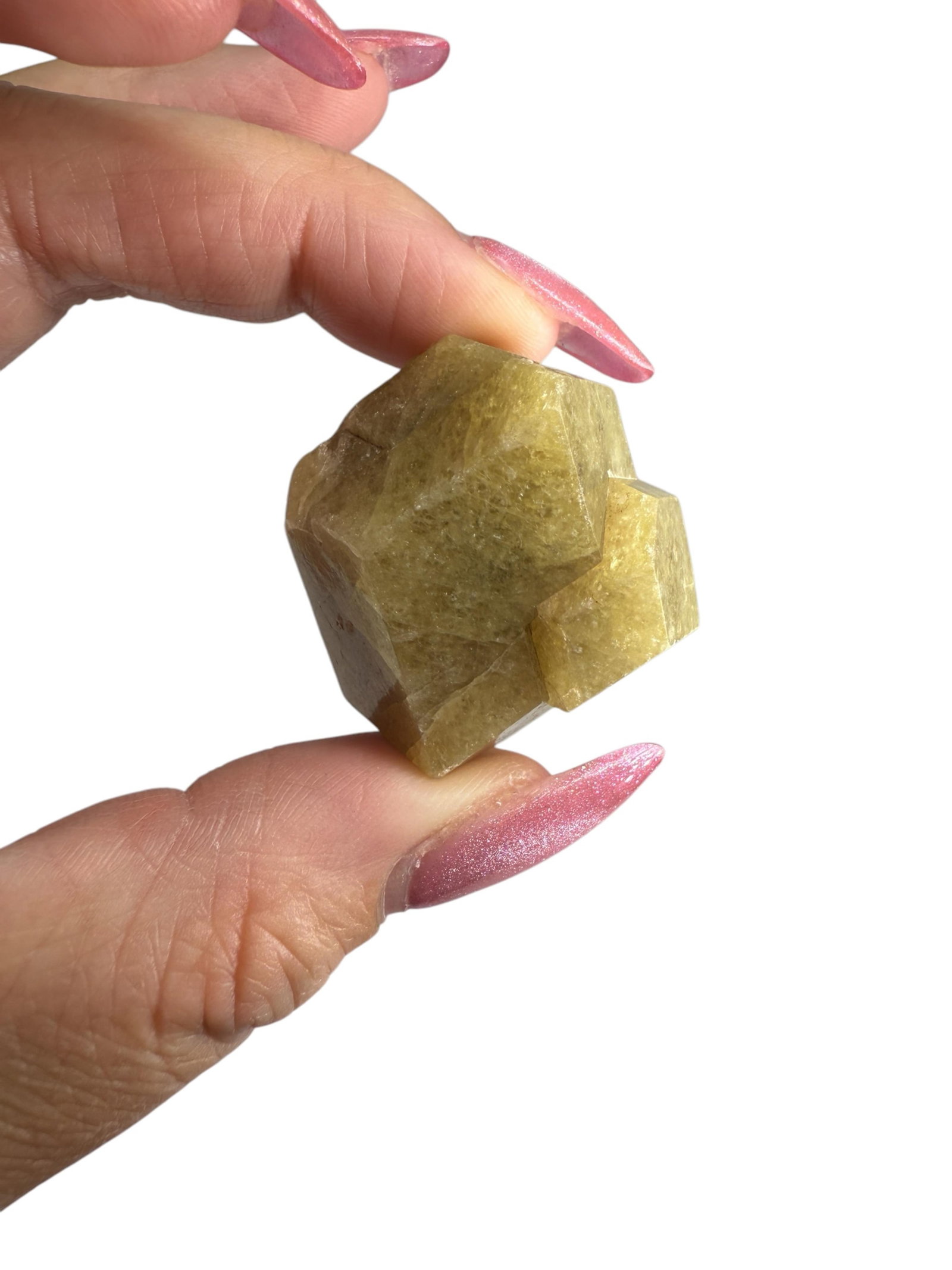 Grossular Garnet Stone: Grossular Garnet Stone 342.5 ctw., 39.75mm x 27.75mm in size, specimen stone for display.