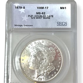 1879-S U.S. Morgan Silver Dollar - Error Coin