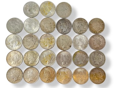 U.S. Silver Peace Dollar Coins