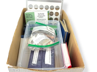 Coin Albums, Coin Displays, and Coins