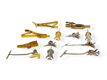 Collection of Men's Jewelry with Aeronautic Theme