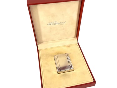 Silver Dupont Lighter in Original Box