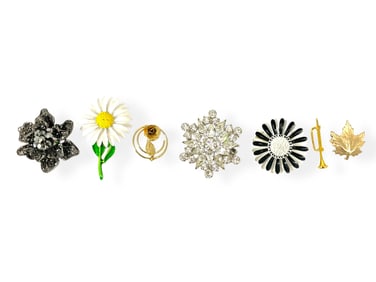 Small Assortment of Fashion Brooches