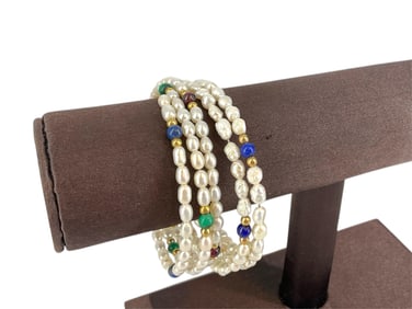 Pair of Cultured Freshwater Pearl Bracelets