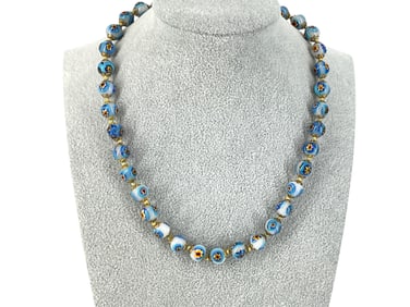 Murano Glass Bead Necklace