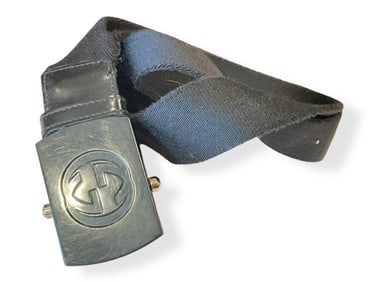 Black Gucci Belt & Buckle