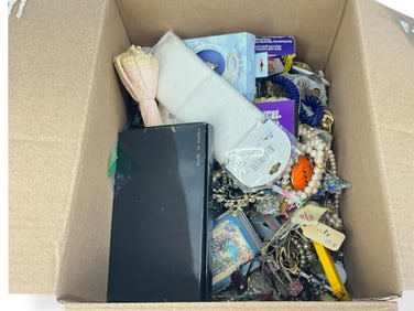 Box Lot Of Jewelry & Accessories