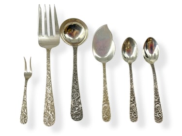 Repousse Sterling, S.Kirk & Son Flatware