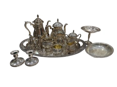 Prelude By International Sterling Silver Tea / Coffee Set