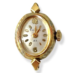 Ladies 14k Vintage Watch by Bulova (No Watch Band)