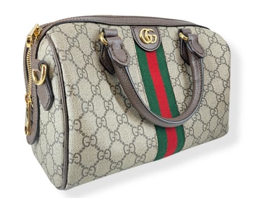 Like New Gucci Ophidia Mini Top Handle Bag