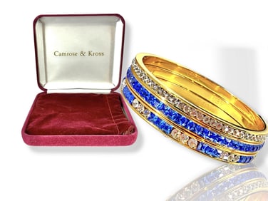 From the Jacqueline Kennedy Collection by Camrose and Kross: Three Gorgeous Sparkly Fashion Bangles