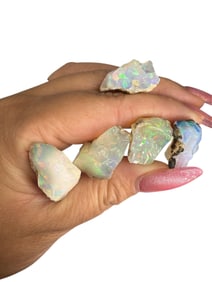 (5) Loose Raw Uncut Opals