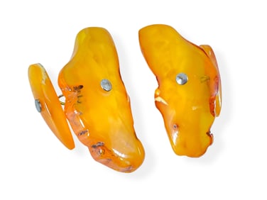 Amazing Amber Cufflinks