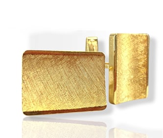 Rich Gold Tiffany & Co. Cufflinks