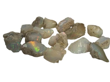 (15) Loose Raw Uncut Opals